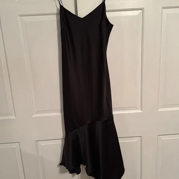 Steve Madden black Lucille satin dress - Picture 6 of 9